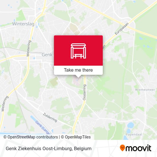 Genk Ziekenhuis Oost-Limburg plan