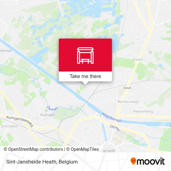 Sint-Jansheide Heath map