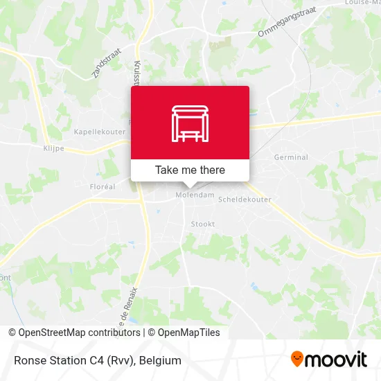 Ronse Station C4 (Rvv) map