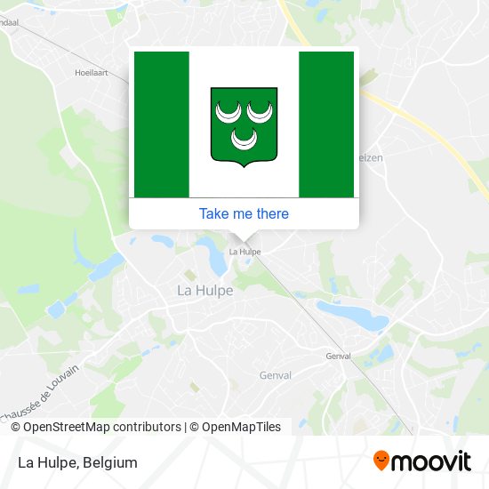 La Hulpe map