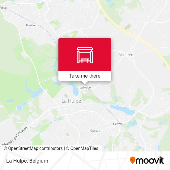 La Hulpe map