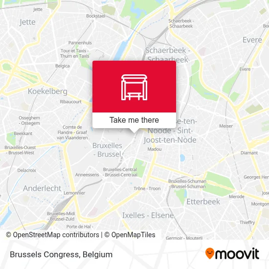 Brussels Congress map