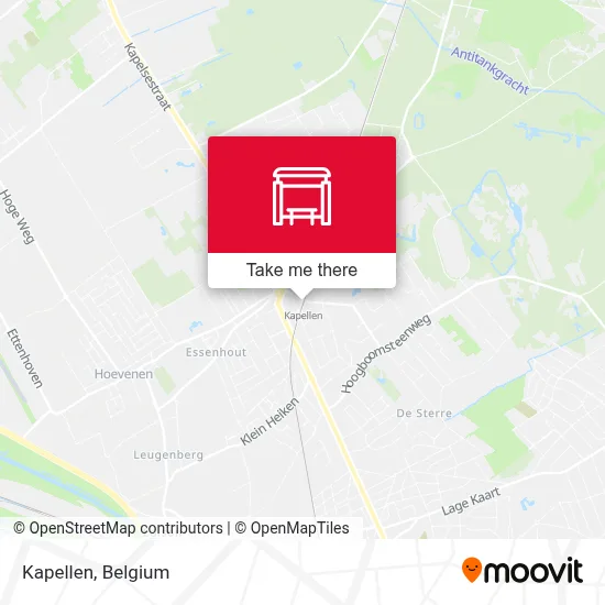 Kapellen map