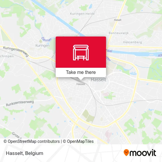 Hasselt map