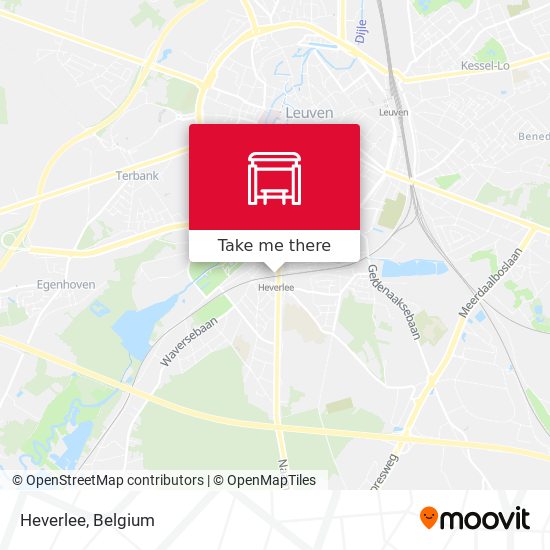 Heverlee map