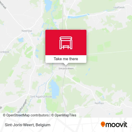 Sint-Joris-Weert map