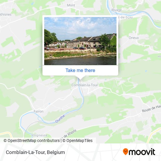 Comblain-La-Tour map
