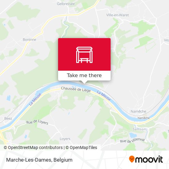 Marche-Les-Dames map