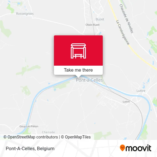 Pont-A-Celles map