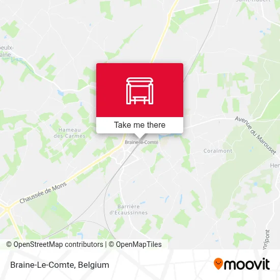 Braine-Le-Comte map