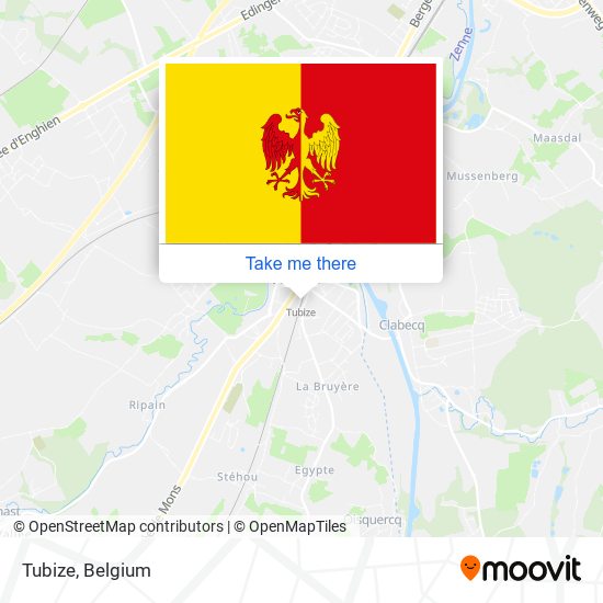 Tubize map