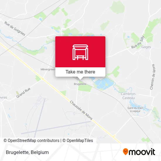 Brugelette map