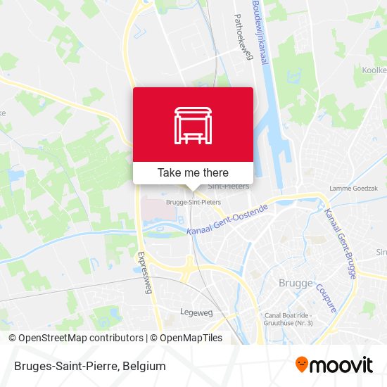 Bruges-Saint-Pierre plan