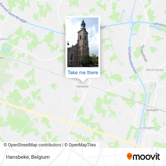 Hansbeke map