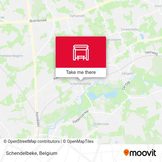 Schendelbeke map