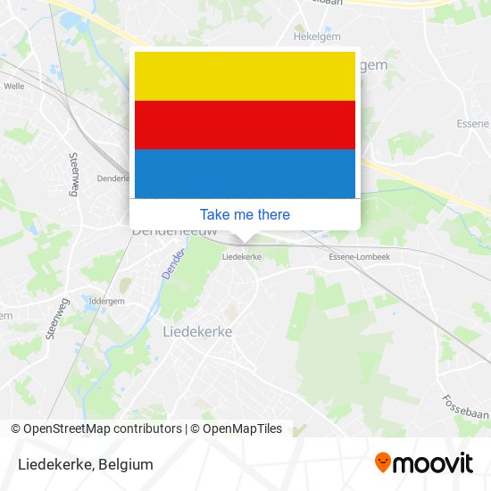 Liedekerke map