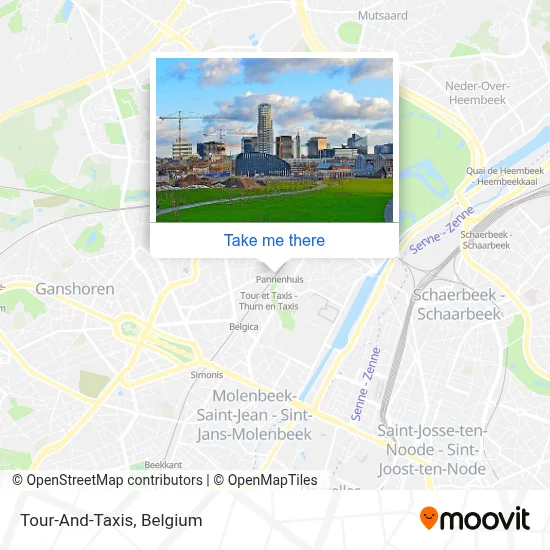 Tour-And-Taxis map