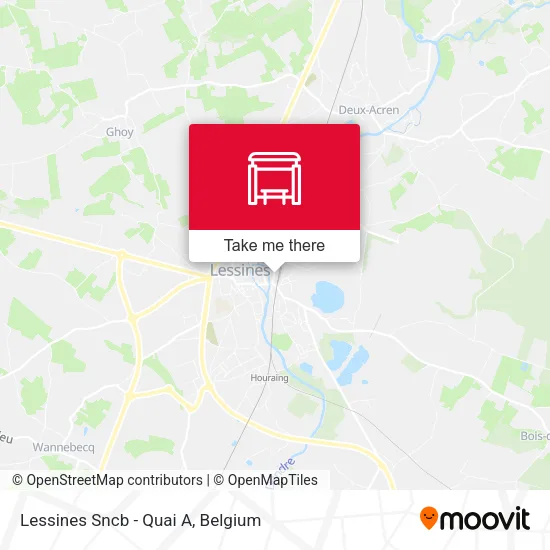 Lessines Sncb - Quai A map
