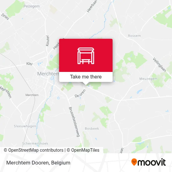 Merchtem Dooren map