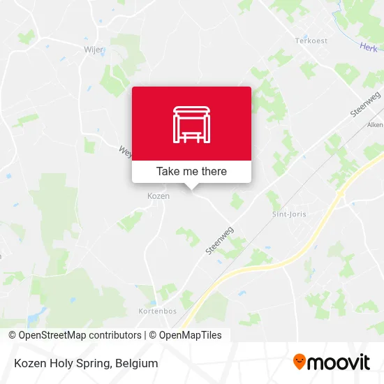 Kozen Holy Spring map