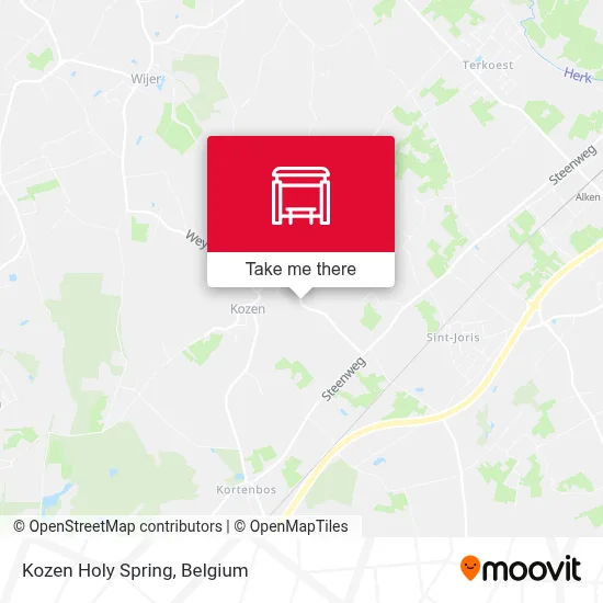 Kozen Holy Spring map