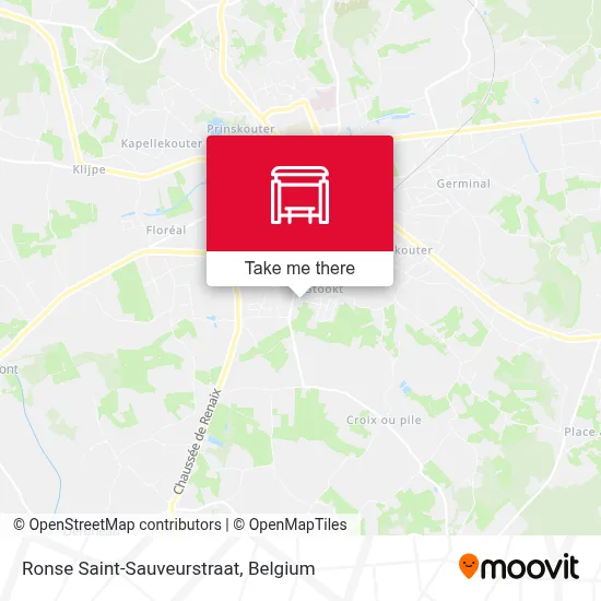 Ronse Saint-Sauveurstraat map
