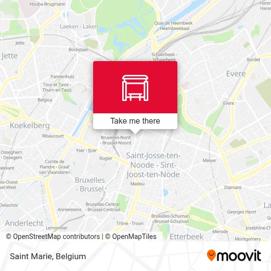 Saint Marie map