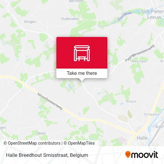 Halle Breedhout Smisstraat plan