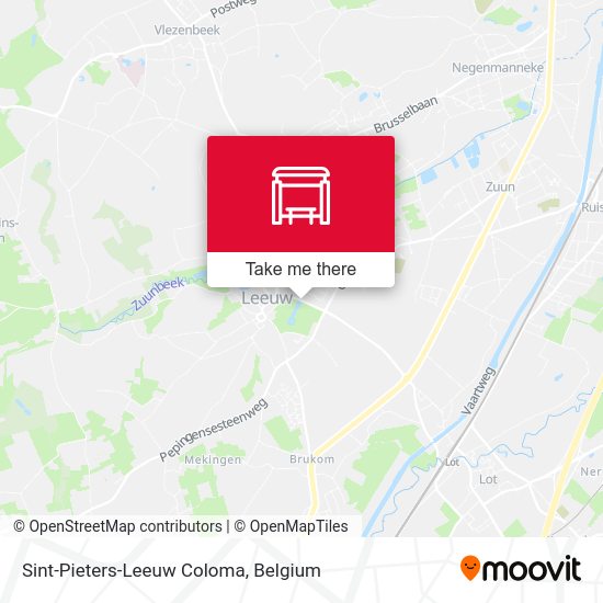 Sint-Pieters-Leeuw Coloma plan
