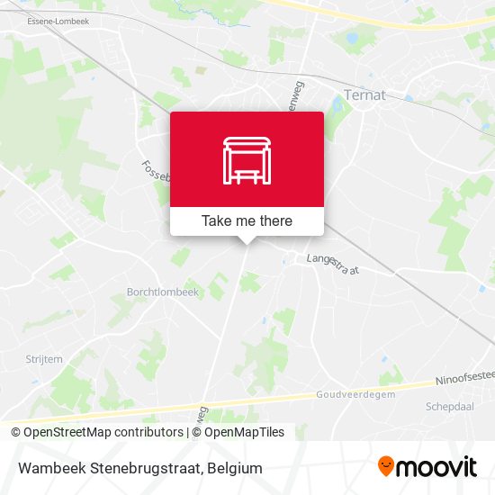 Wambeek Stenebrugstraat plan