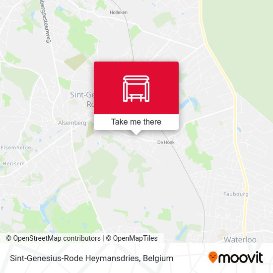 Sint-Genesius-Rode Heymansdries plan
