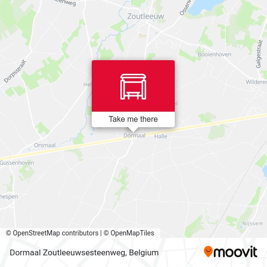 Dormaal Zoutleeuwsesteenweg map