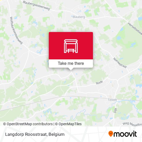 Langdorp Roosstraat plan