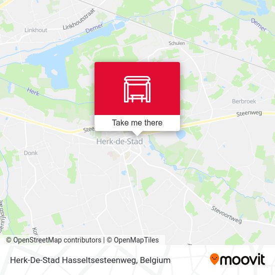 Herk-De-Stad Hasseltsesteenweg map
