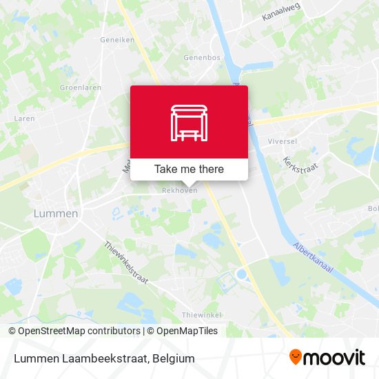 Lummen Laambeekstraat map