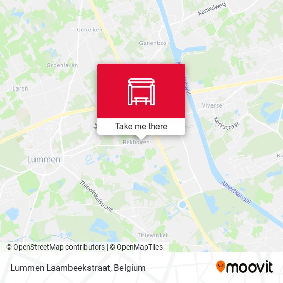 Lummen Laambeekstraat map