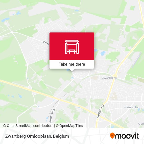 Zwartberg Omlooplaan map