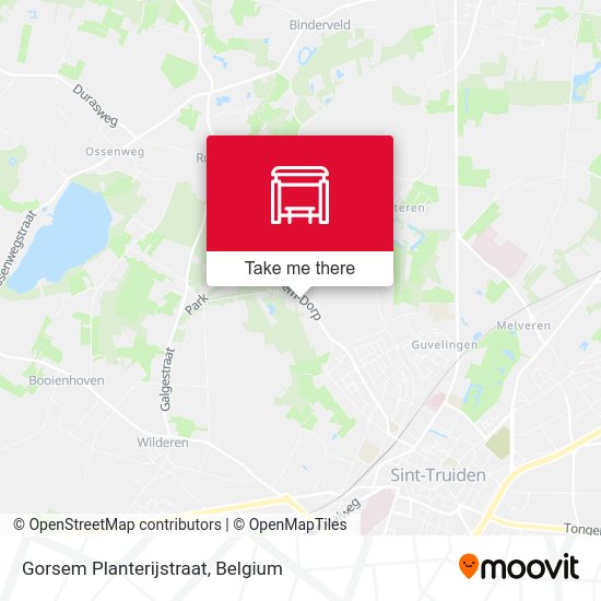 Gorsem Planterijstraat map