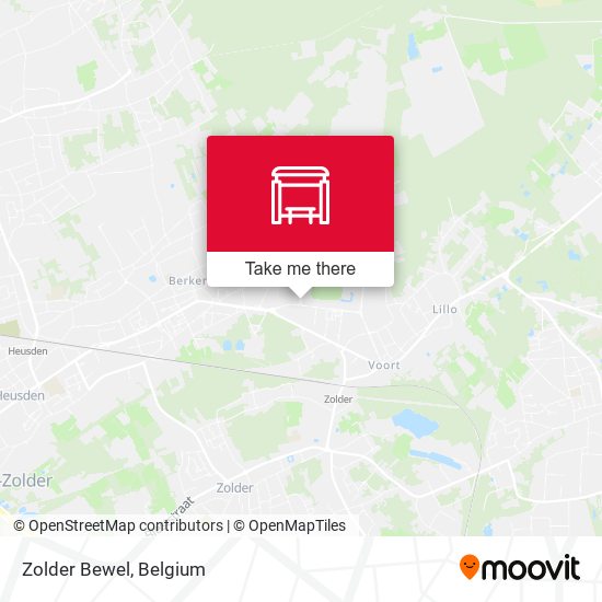 Zolder Bewel map