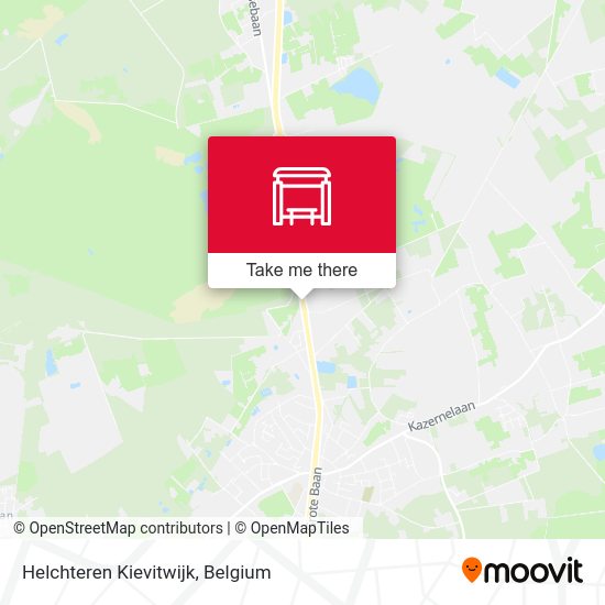 Helchteren Kievitwijk map