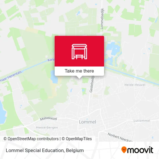 Lommel Special Education map