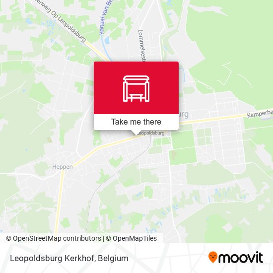 Leopoldsburg Kerkhof map