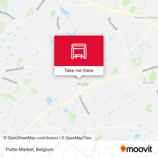 Putte Market map