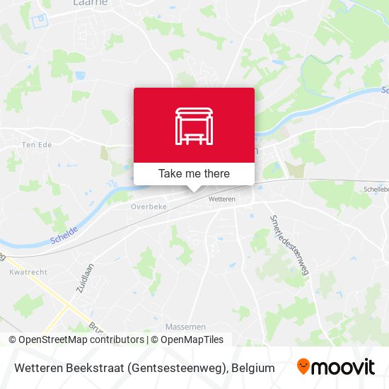 Wetteren Beekstraat (Gentsesteenweg) plan