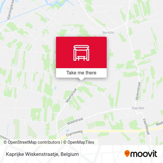 Kaprijke Wiskenstraatje plan