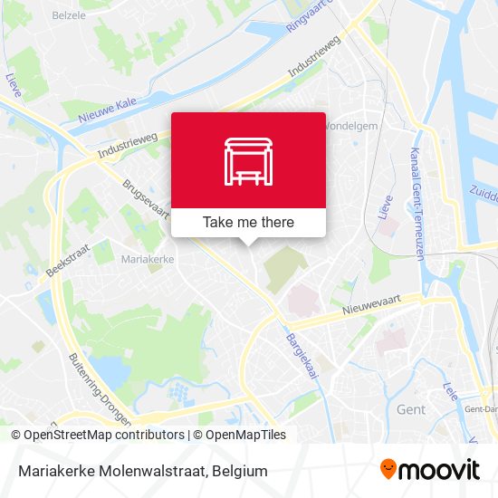 Mariakerke Molenwalstraat map