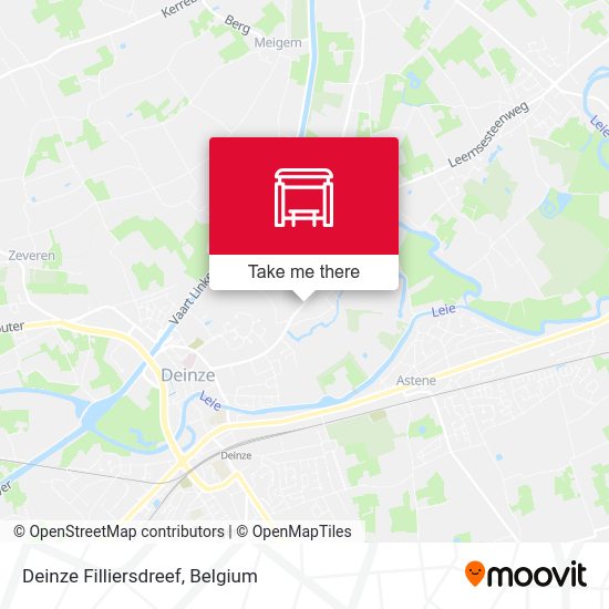 Deinze Filliersdreef plan