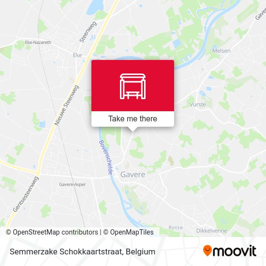 Semmerzake Schokkaartstraat plan
