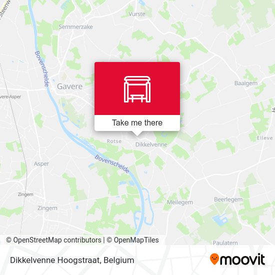Dikkelvenne Hoogstraat plan