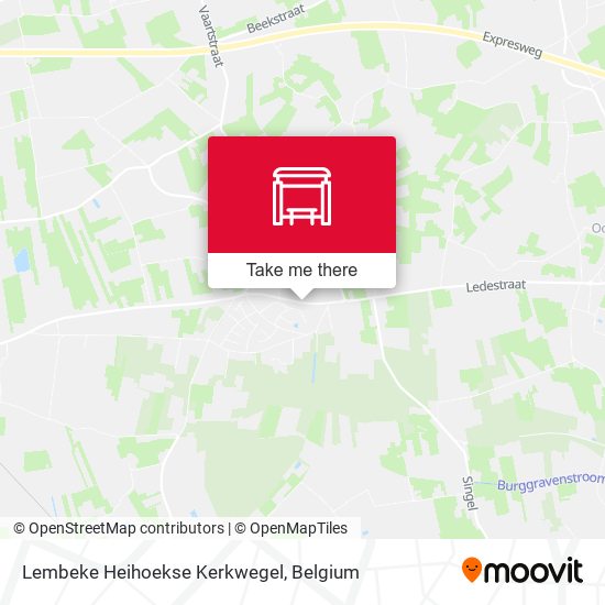 Lembeke Heihoekse Kerkwegel plan